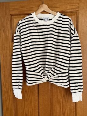 Evereve Noah Stripe Sweatshirt